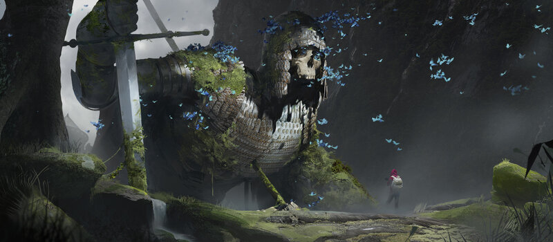 Giant Armored Skull