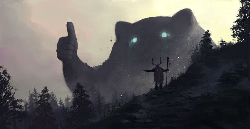 Giant Bear Statue