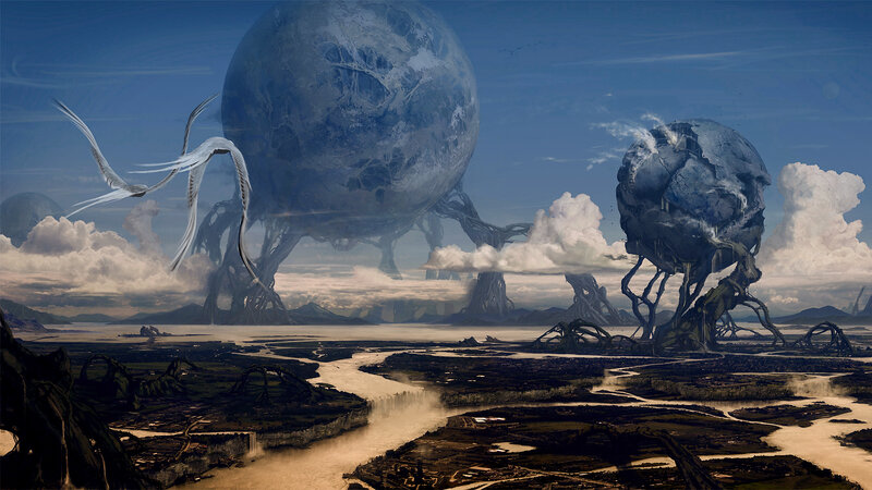 Giant Biomechanical Creatures