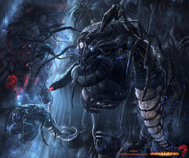Giant Biomechanical Spider