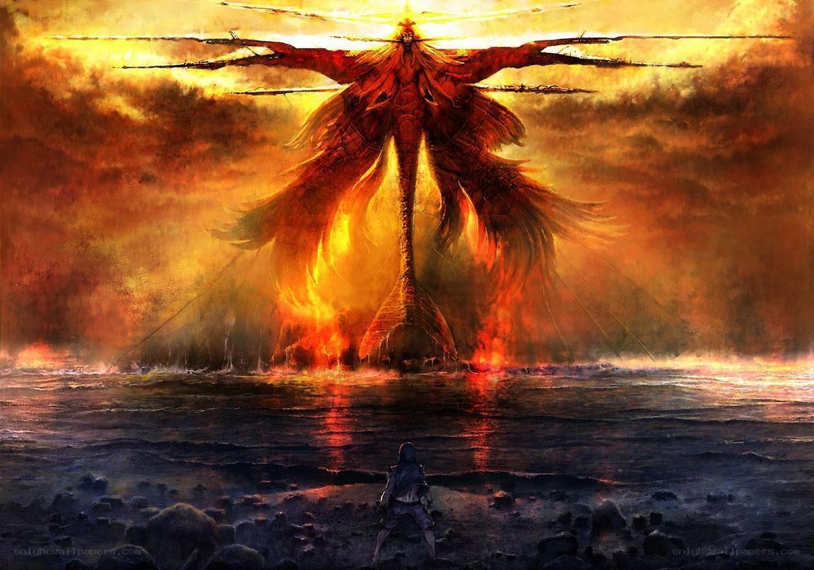 giant bird-like creature emerges