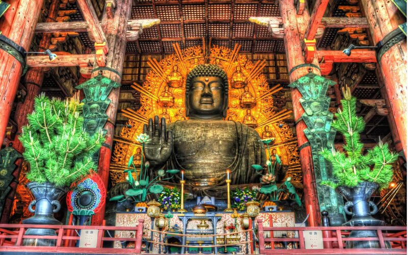 Giant Bronze Buddha Statue