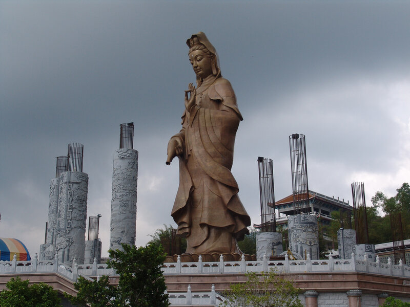 Giant Buddha statue at temple
