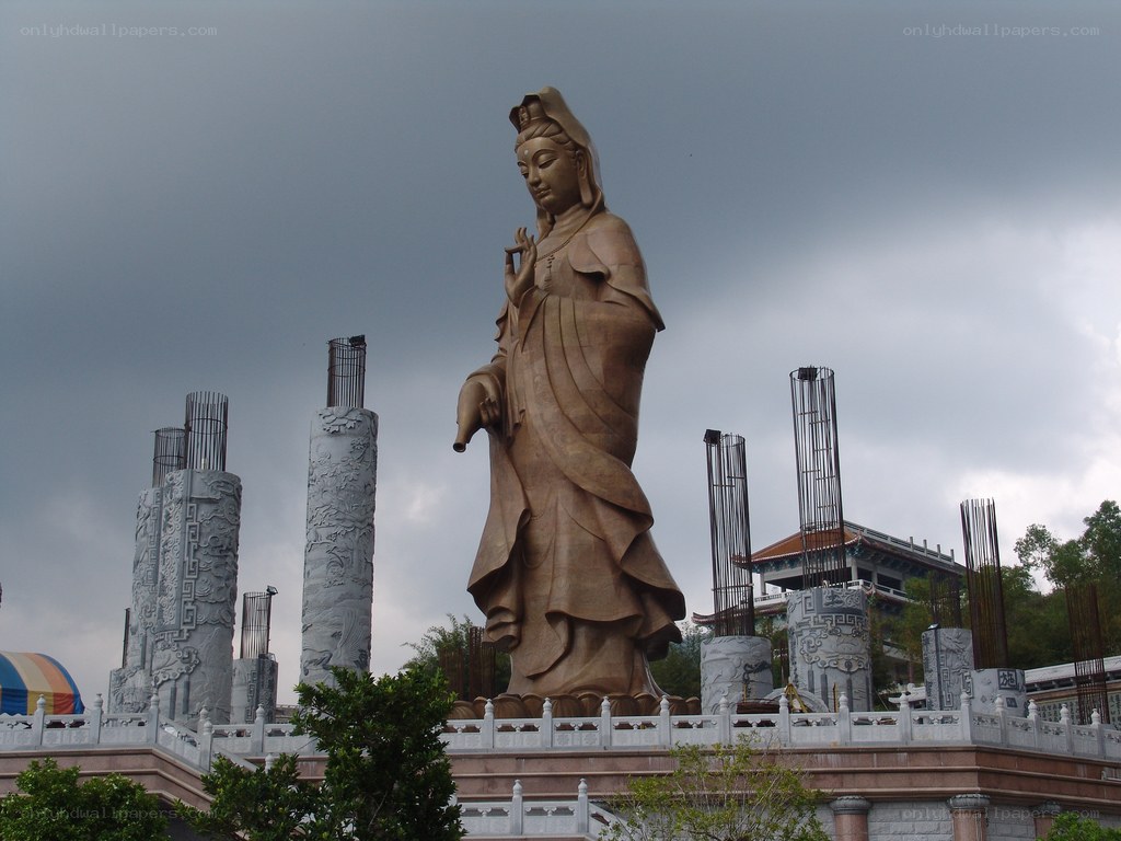 Giant Buddha statue at temple