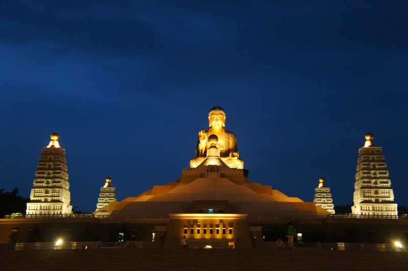 Giant Buddha Statue — Blue