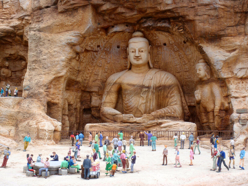 Giant Buddha Statue — Brown