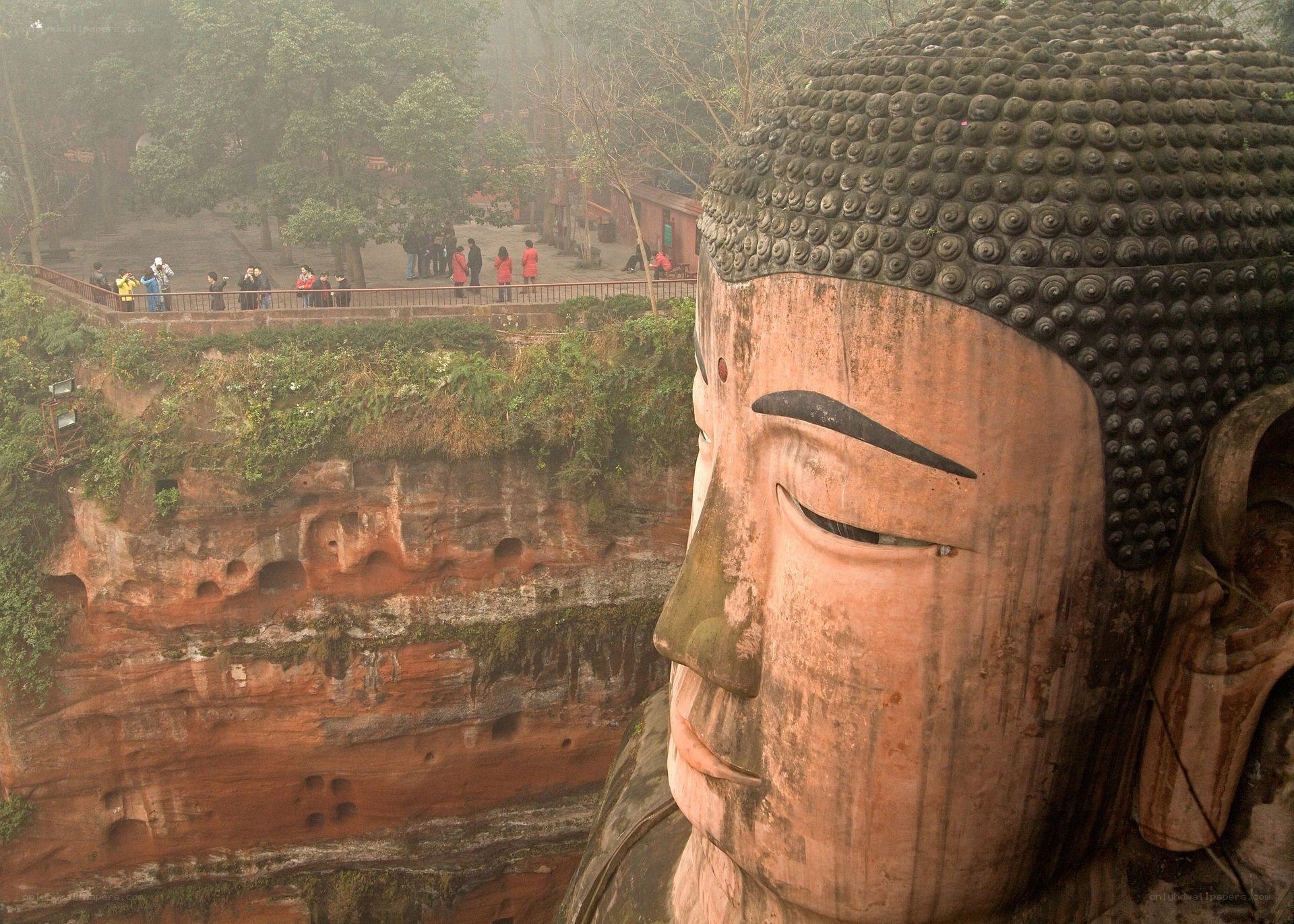 Giant Buddha statue in China