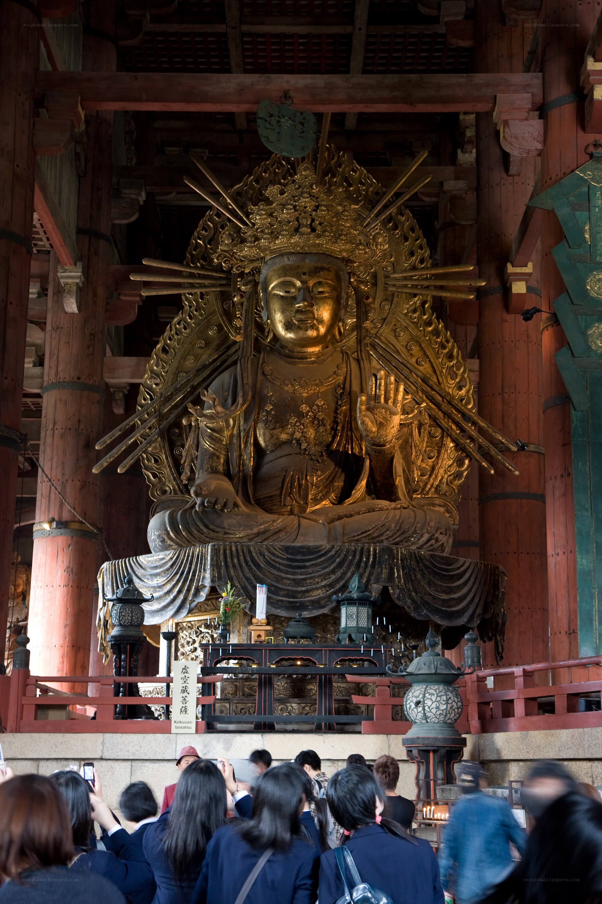 Giant Buddha statue in temple