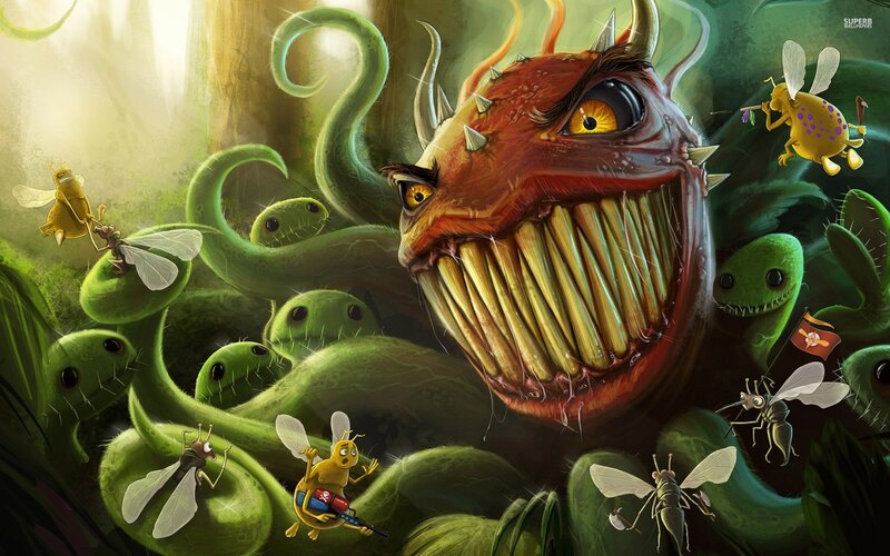 Giant Carnivorous Plant
