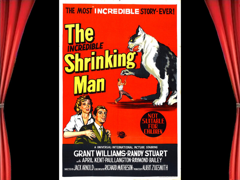 Giant Cat Attacking Man — Red