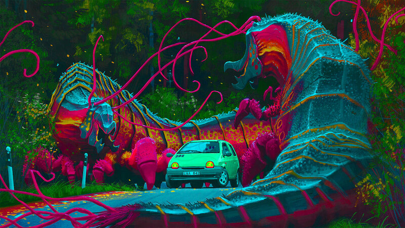 Giant Caterpillar Monster