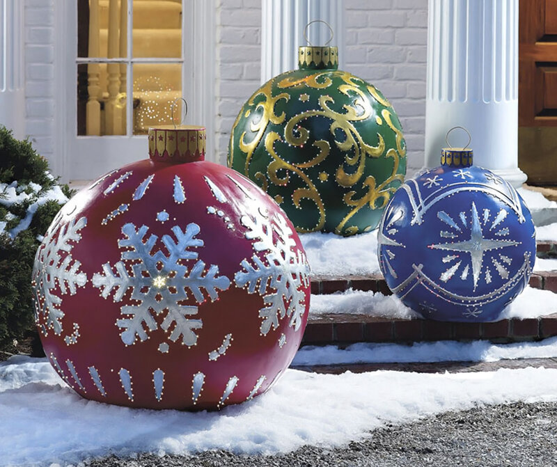 Giant Christmas Ornaments
