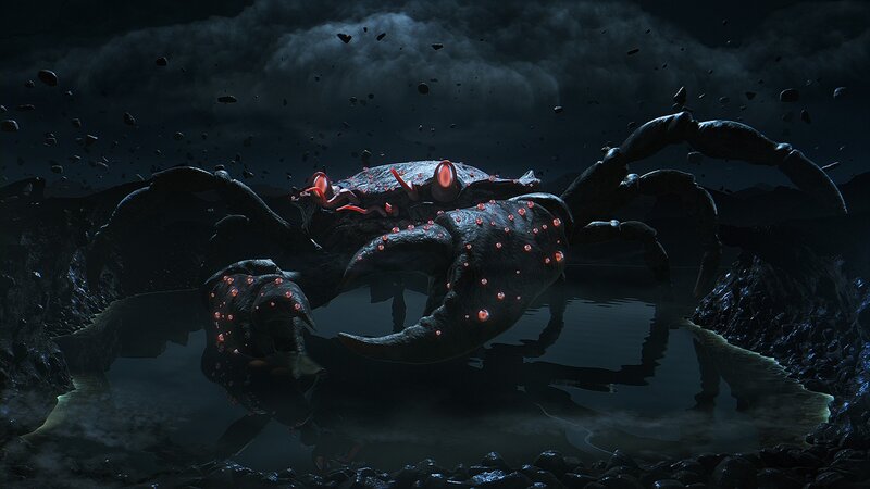 Giant Crab Creature — Black