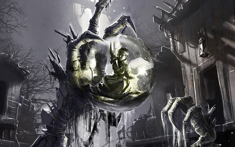 Giant Crab-like Creature — Gray