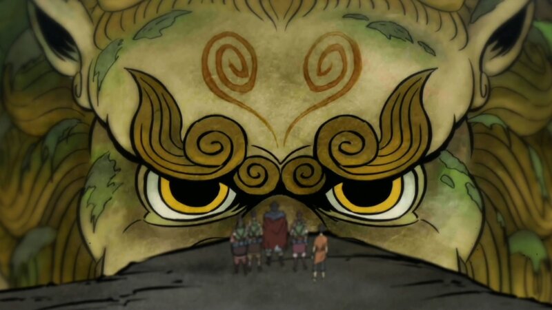 Giant Creature Face