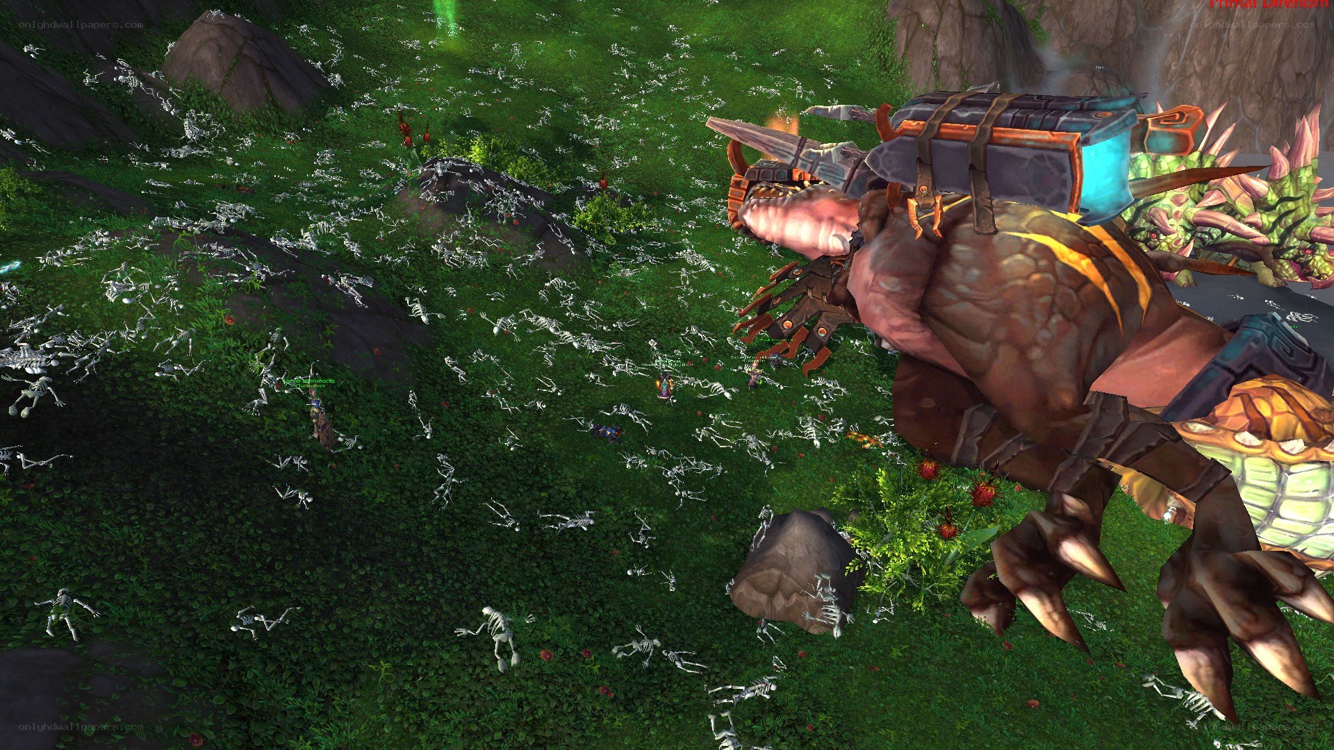 Giant creature in a battlefield
