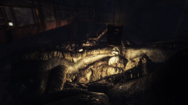 Giant Creature in Cave — Black