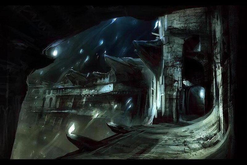 Giant Creature in Ruins