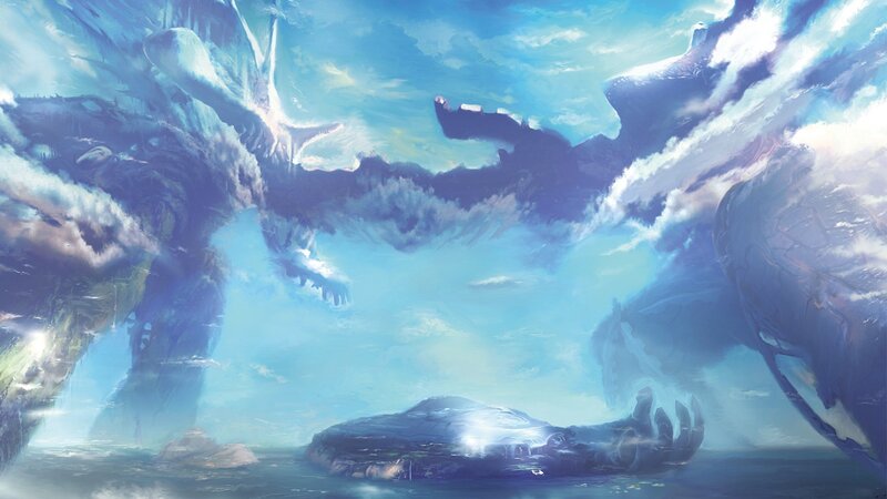Giant Creature in Sky