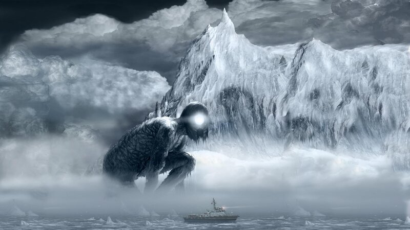 Giant Creature in Snow