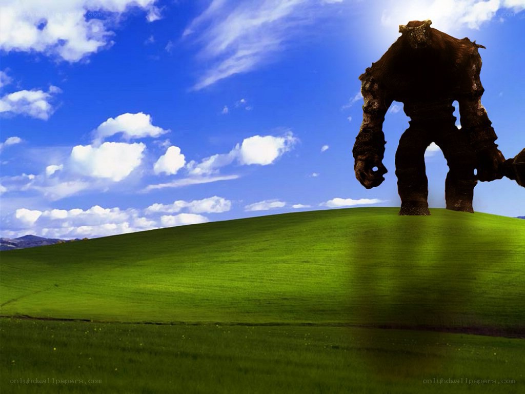 giant creature on a hill