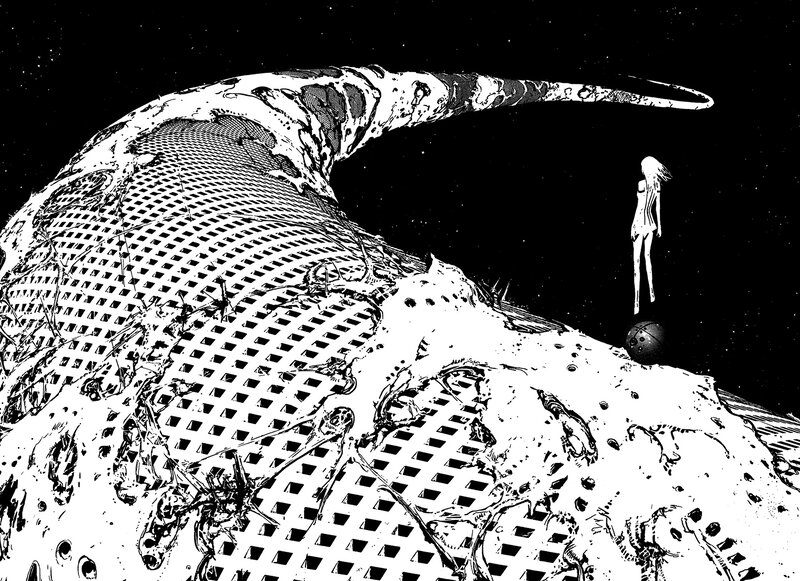 giant creature on alien planet