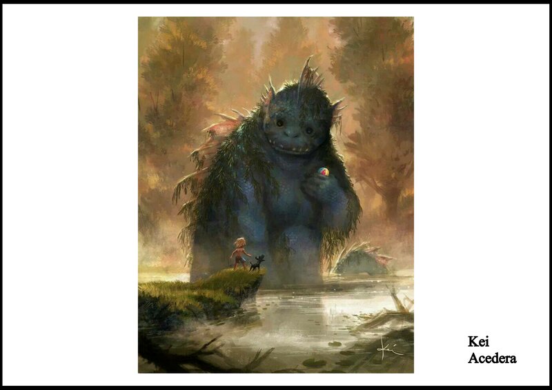 Giant Creature with Child