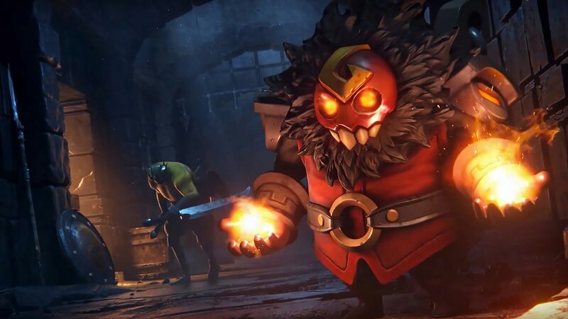 Giant Creature with Fire