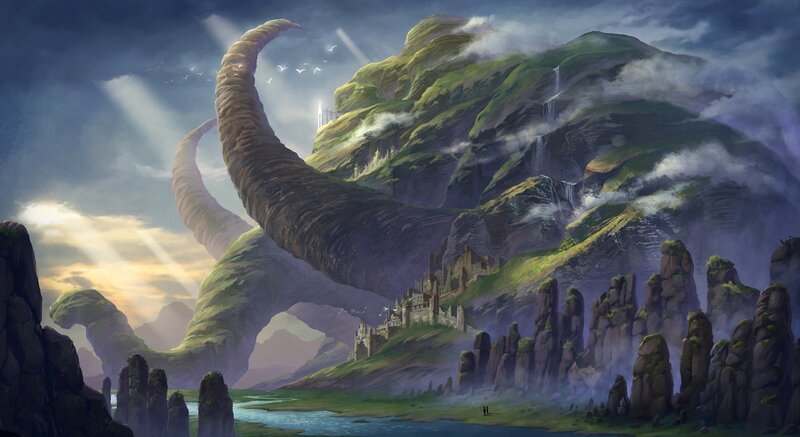 Giant Creature with Horns