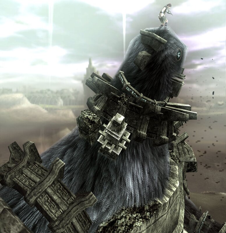 giant creature with warrior on back