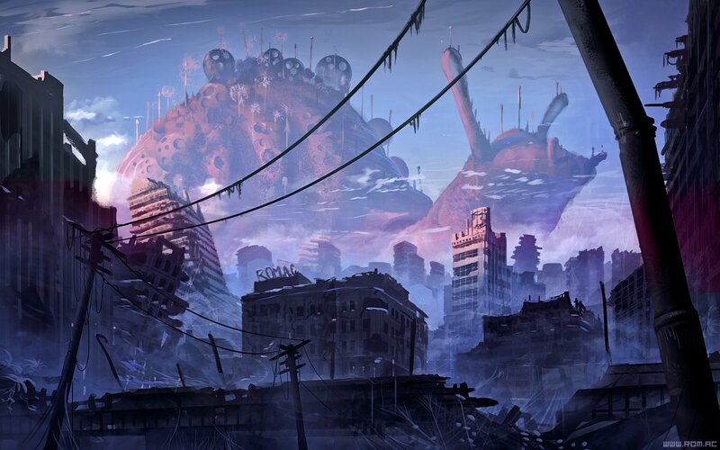 Giant Creatures in Ruins