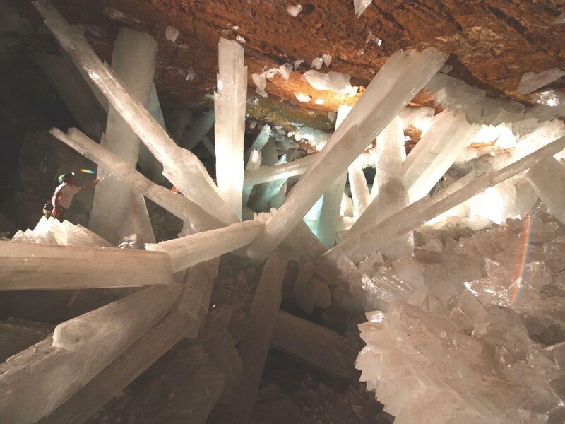 giant crystal cave formation