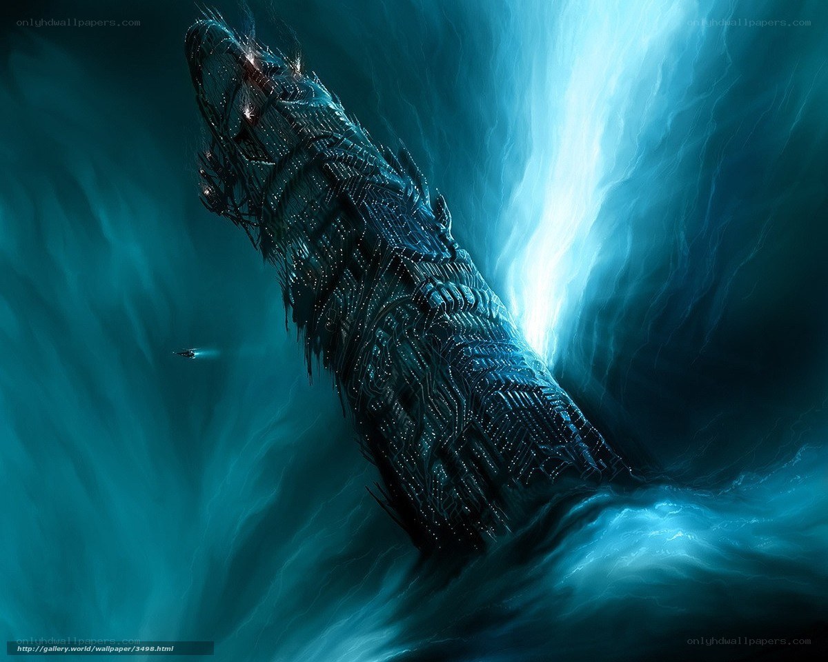 giant cybernetic whale