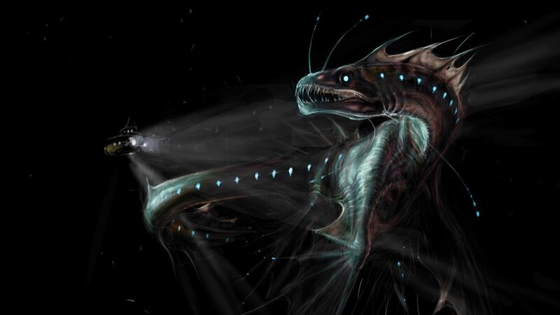 Giant Deep-sea Fish — Black, Dramatic