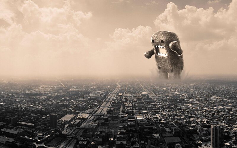 Giant Domo Monster — Sepia