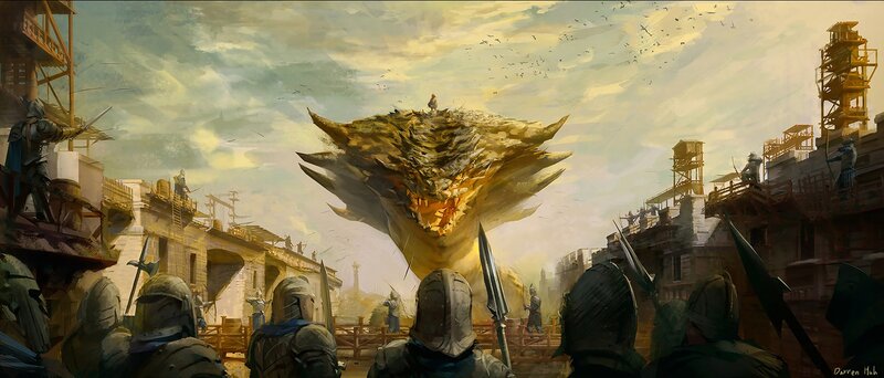 Giant Dragon Head