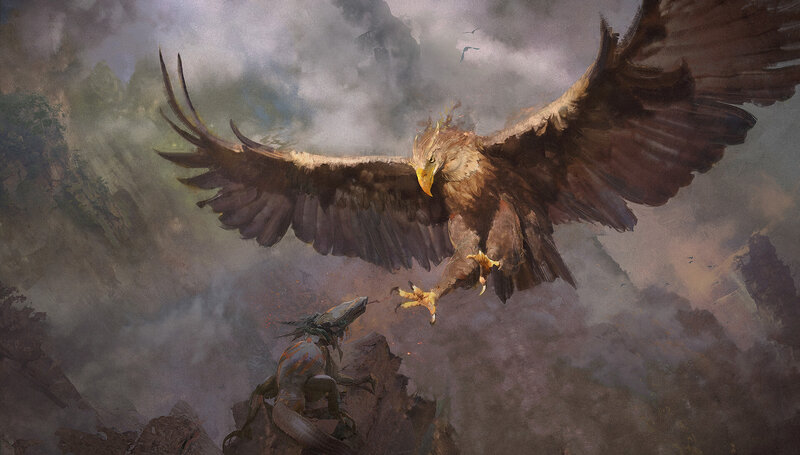 Giant Eagle Attacking Creature