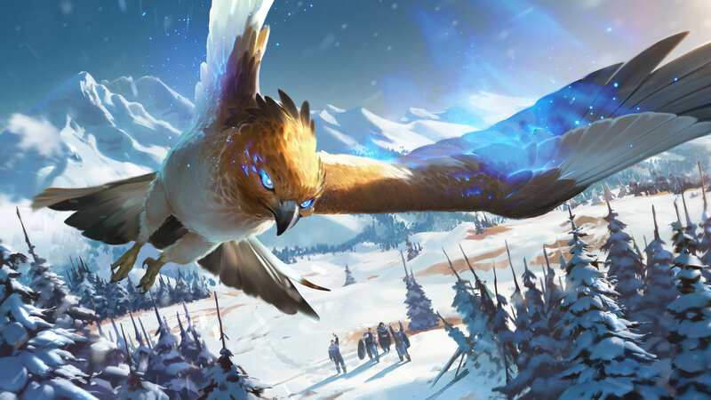Giant Eagle in Flight