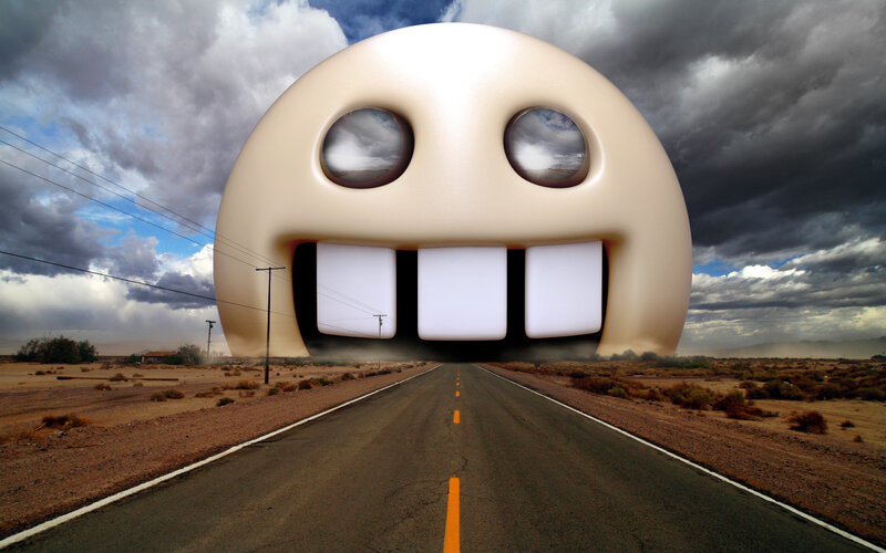 Giant Emoji Face