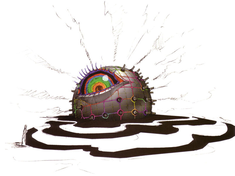 giant eye creature concept art