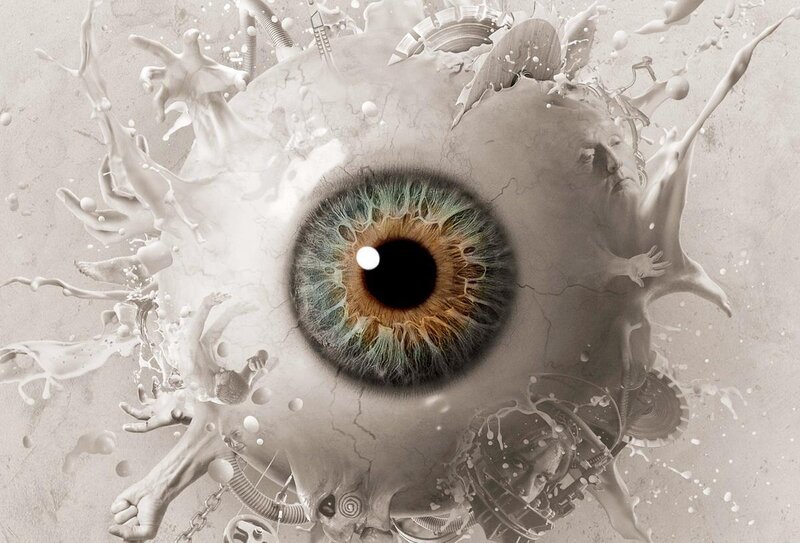 Giant Eye with Mechanical Parts