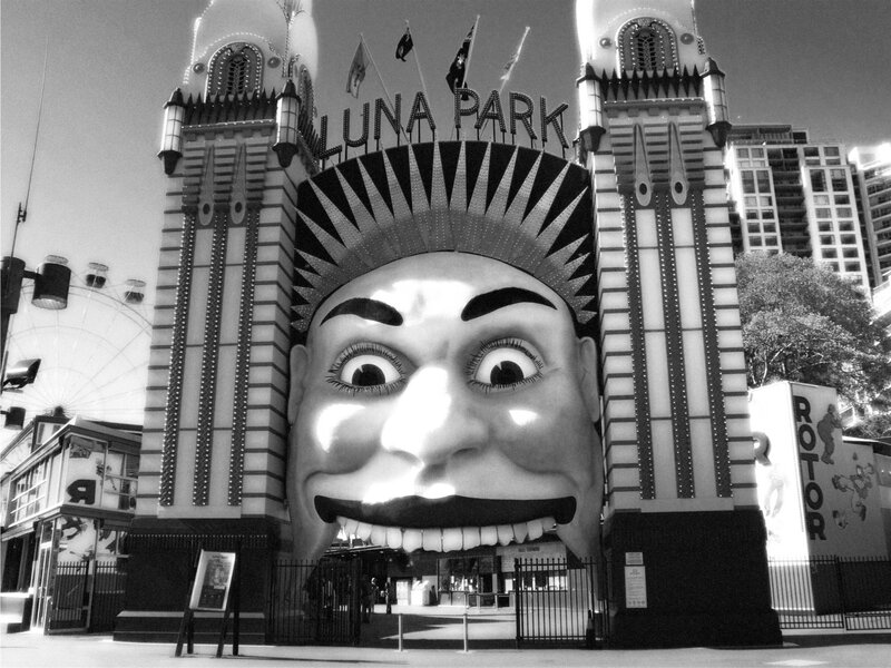 Giant Face at Luna Park