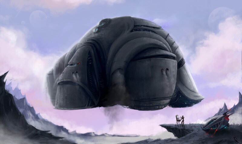 Giant Floating Robot