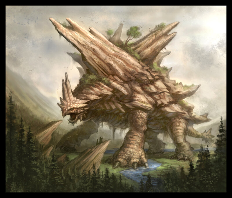 giant forest dragon