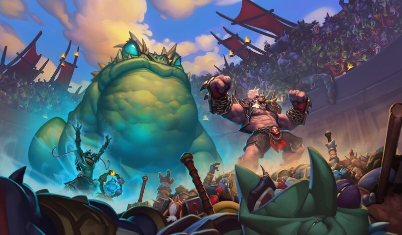 Giant Frog in Arena