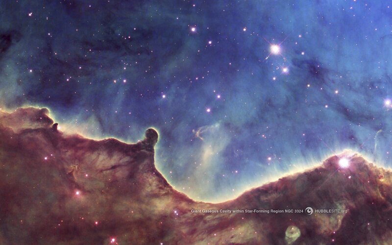 Giant Gaseous Cavity in NGC 3324