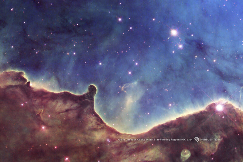 Giant Gaseous Cavity in NGC 3324
