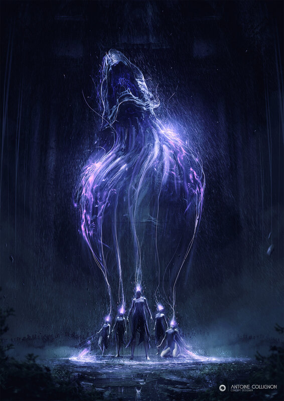 Giant Glowing Entity
