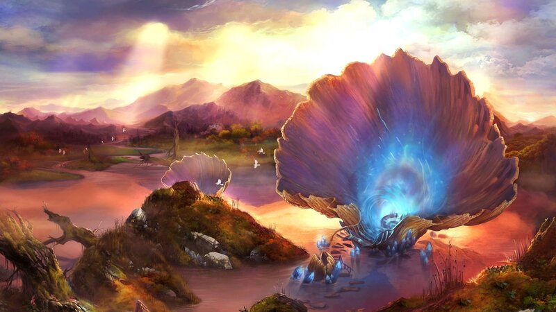 Giant Glowing Shell