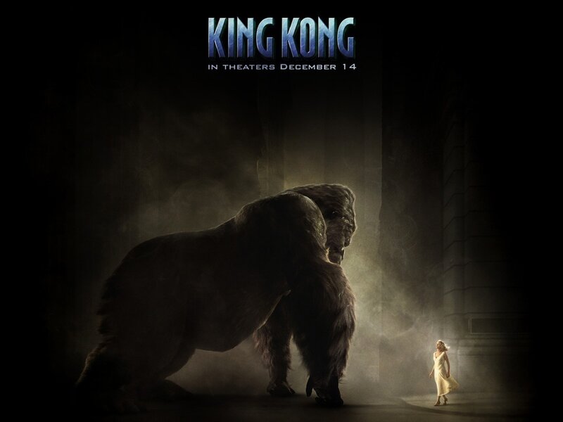 Giant Gorilla and Woman
